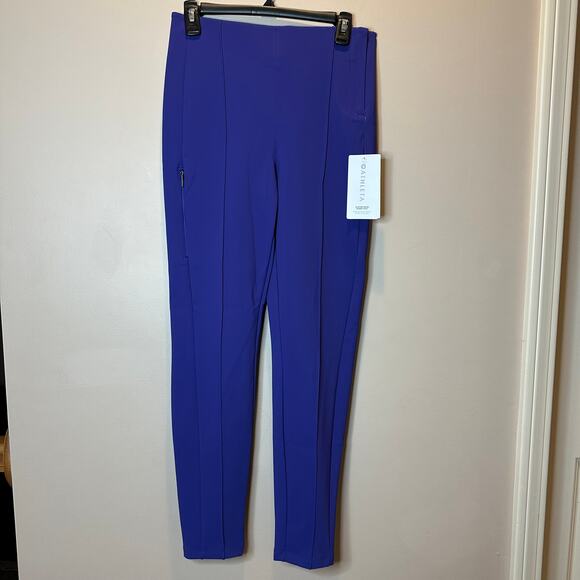 NWT Athleta Glacier Snow Skinny Pant Ski Pants Purple Womens Size 8 Leggings - Picture 3 of 16
